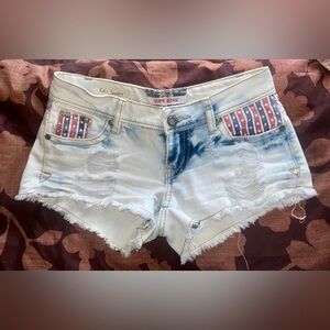 Y2K HotKiss CiCi Short Low-Rise Denim Shorts